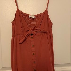 Spaghetti strap tank
